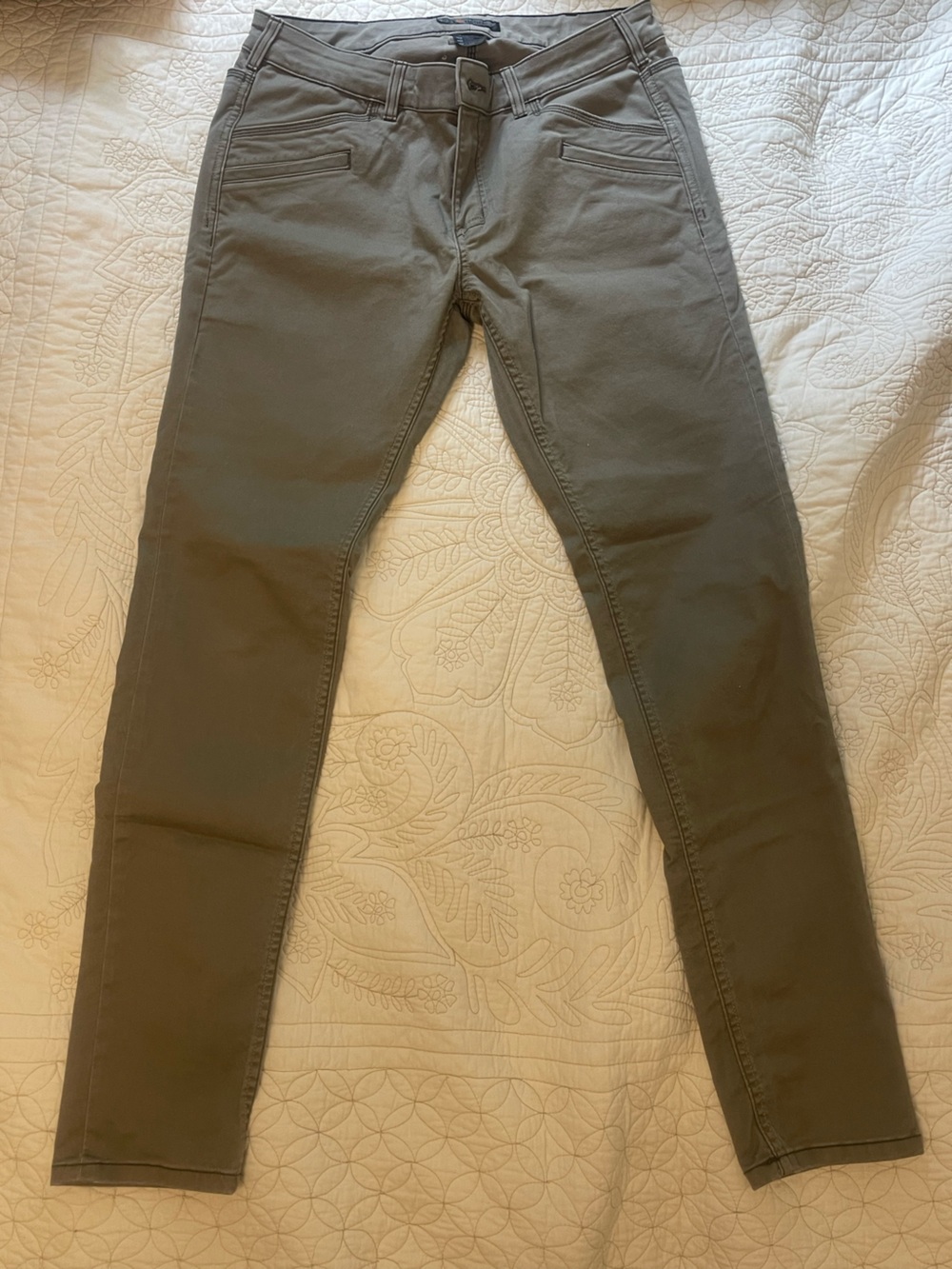 Tan Straight Leg Pants Size 12